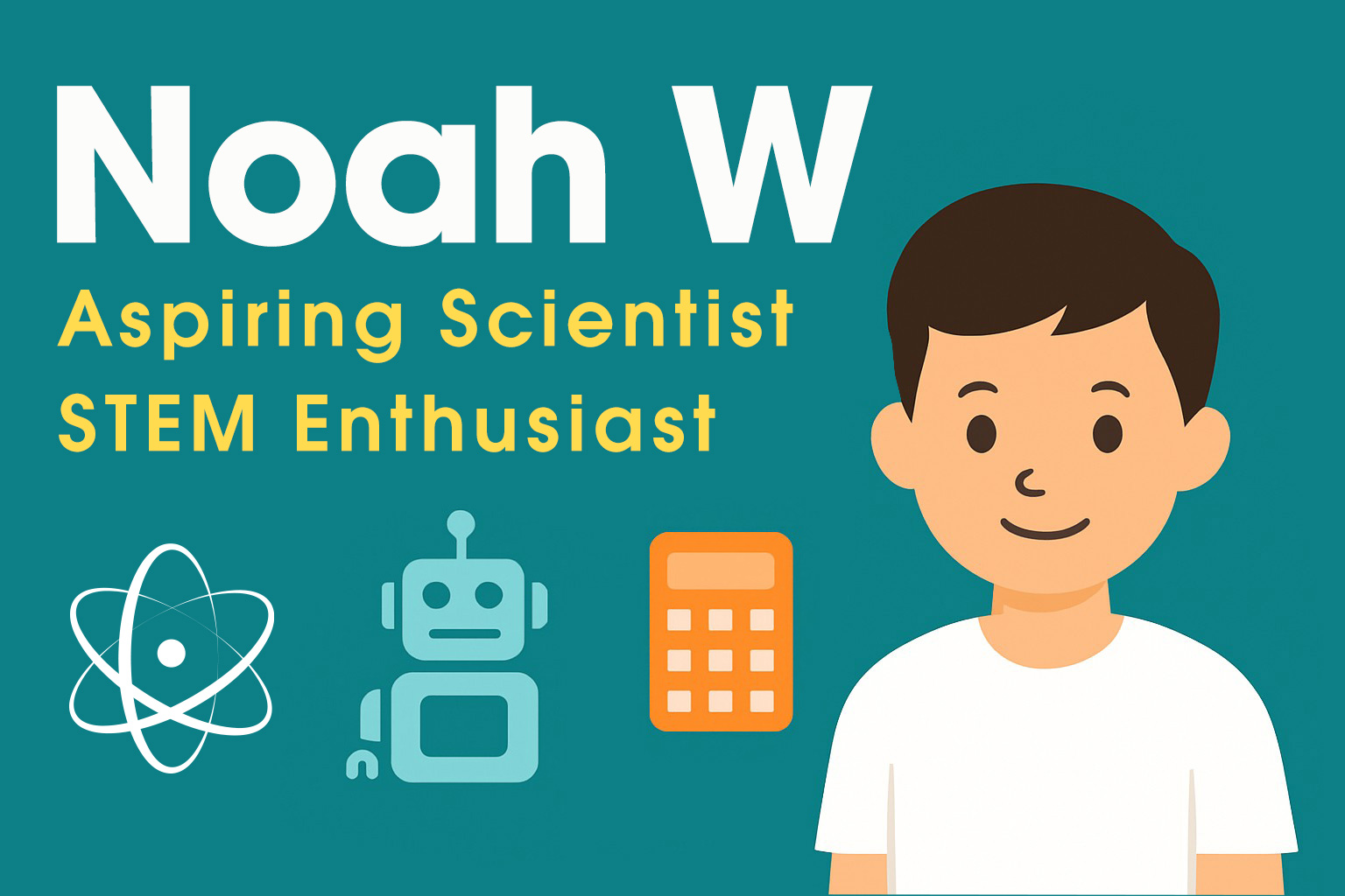 Noah W – Young STEM enthusiast and aspiring scientist